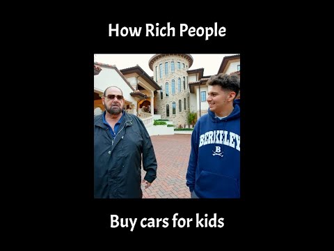 How Rich People Buy Cars for their Kids